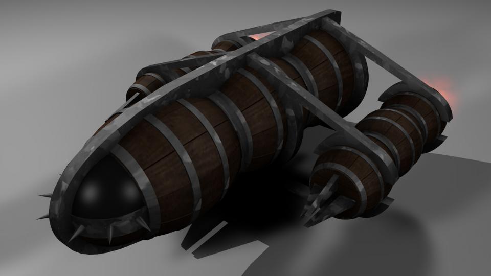 The Emalgha Freighter is small, slow and unarmed. It is used to transport goods between Emalghion, the Emalgha homeworld, and the only Emalgha colony.